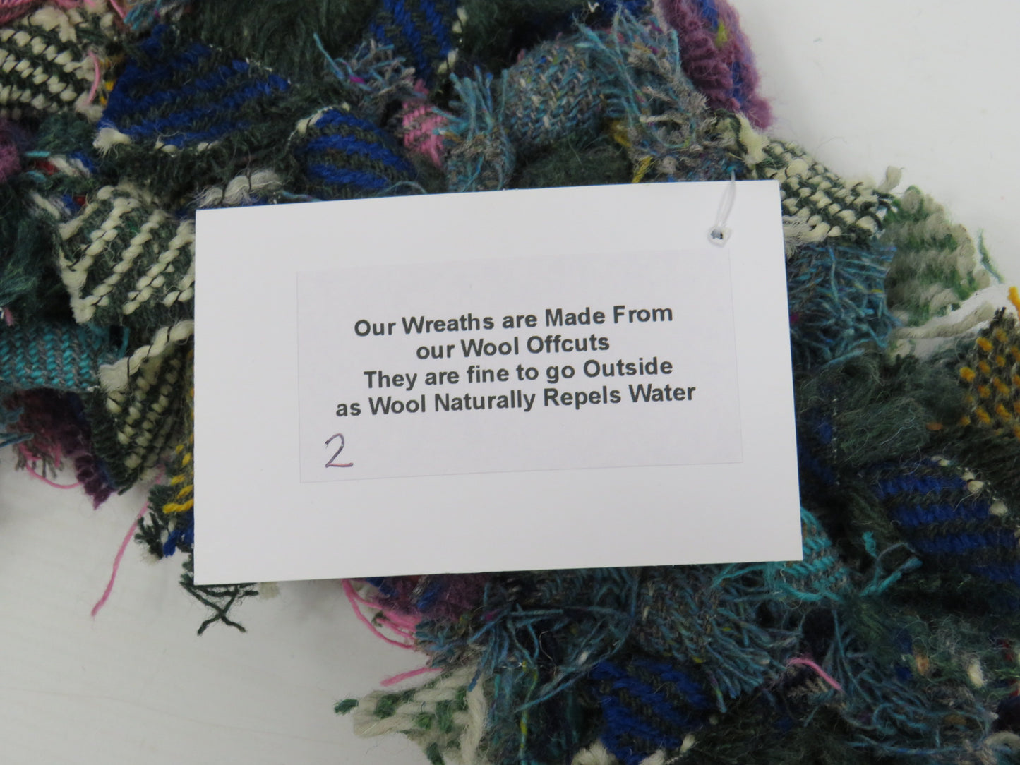 Made Round Rag Wreath (2)