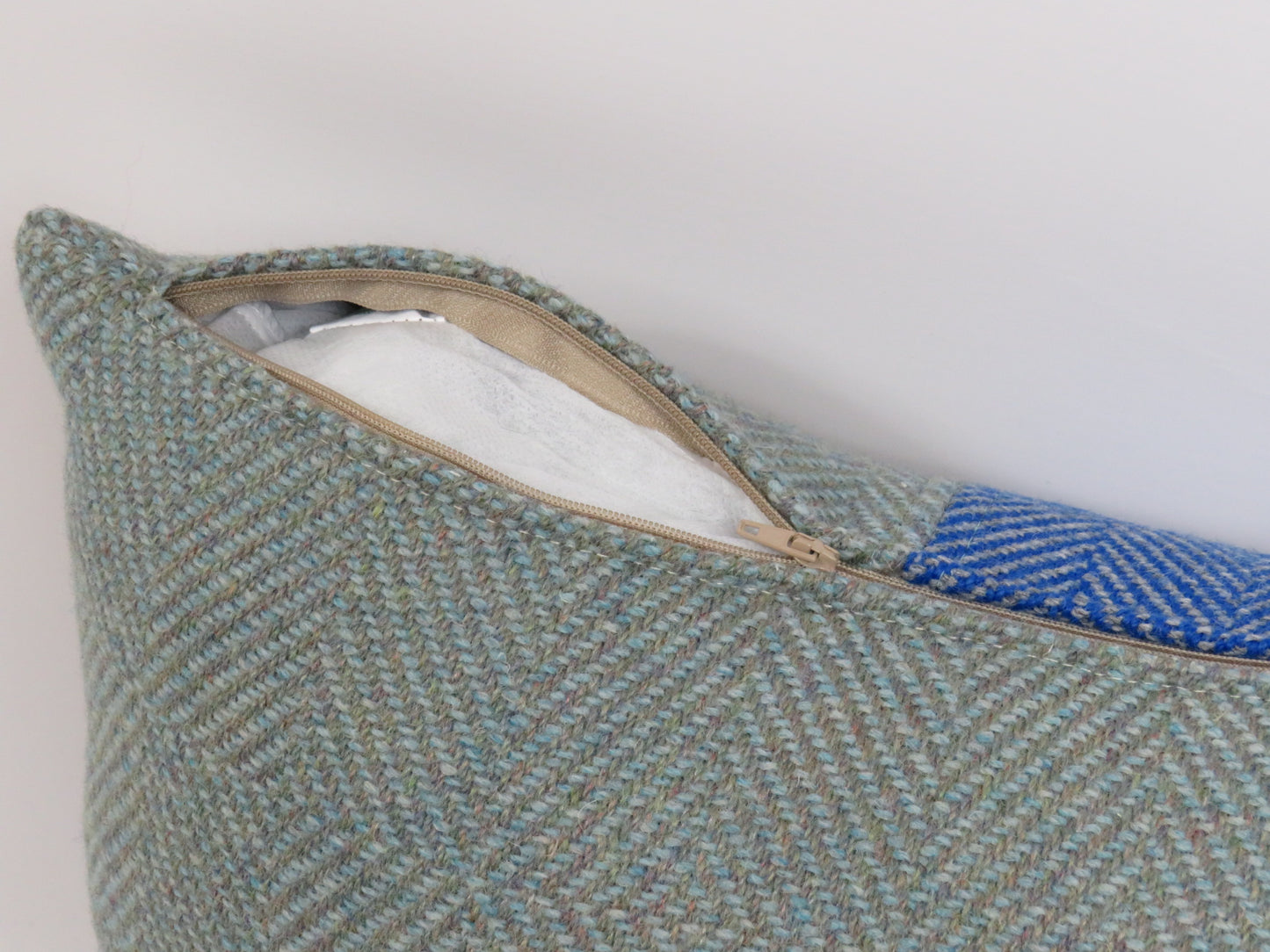 Checked Wool Cushion