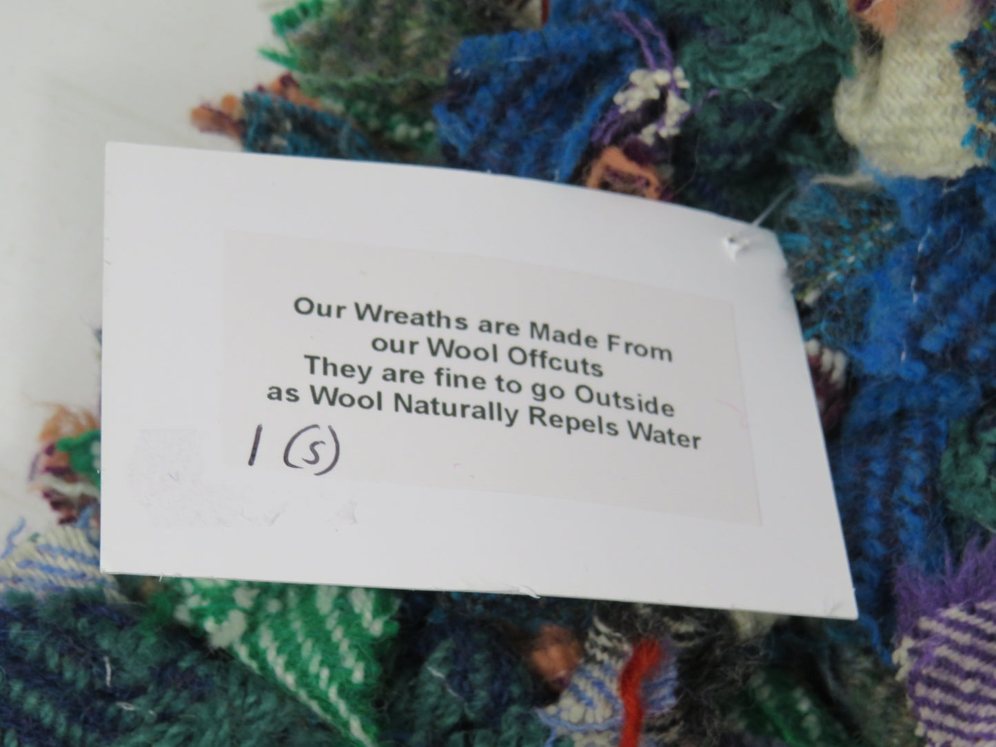 SALE Heart Made Rag Wreath (1)