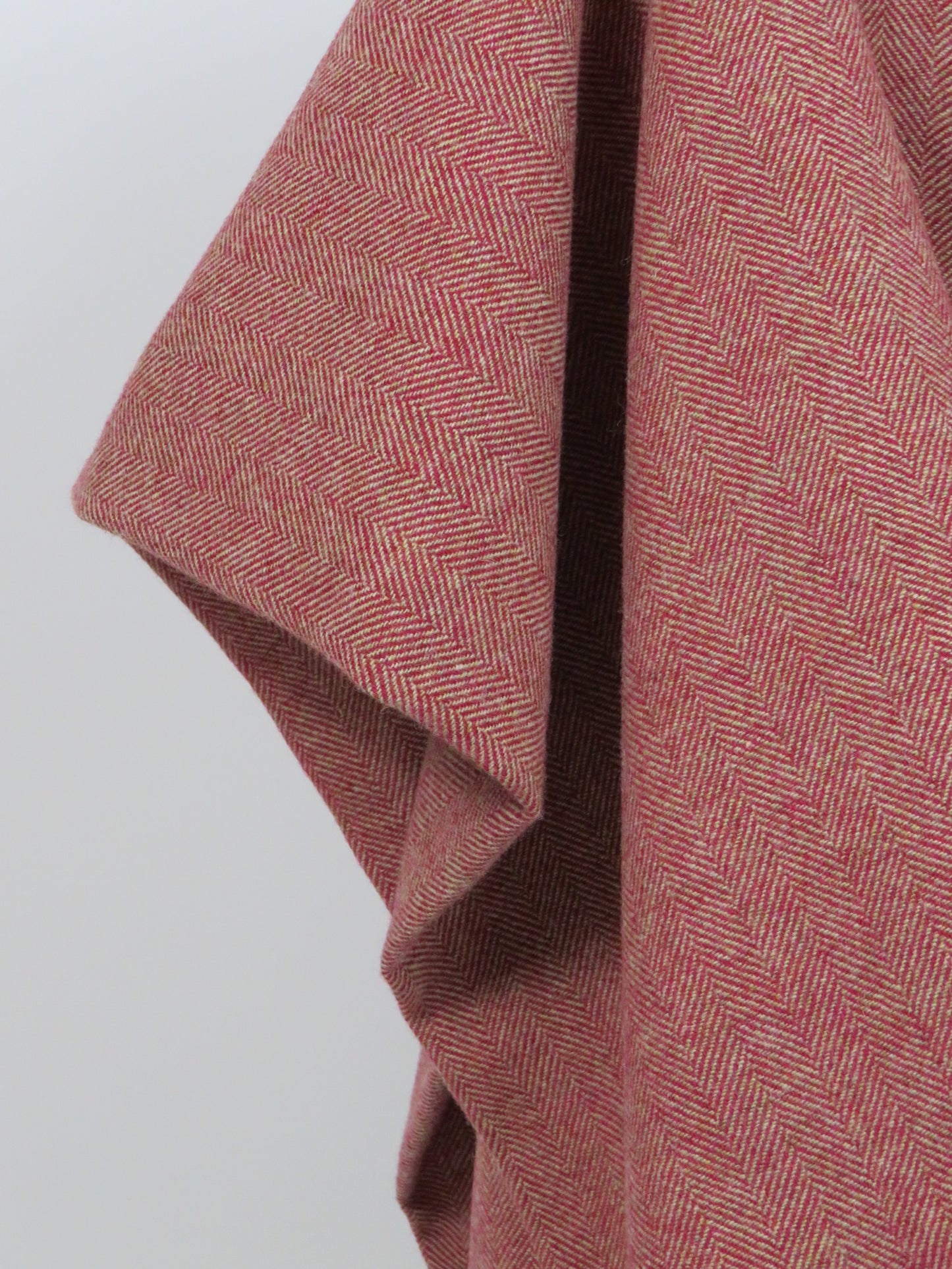 Luxury Herringbone Pure Wool Blanket