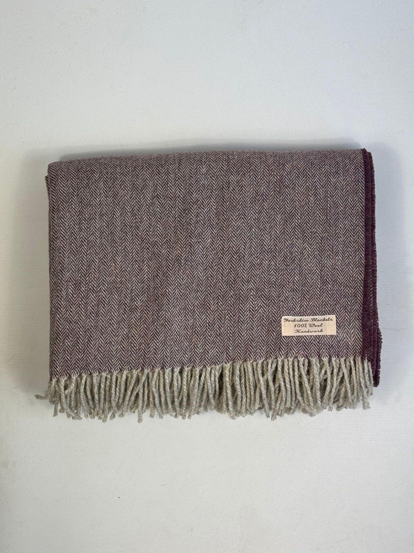 Large Luxury Pure Wool Blanket