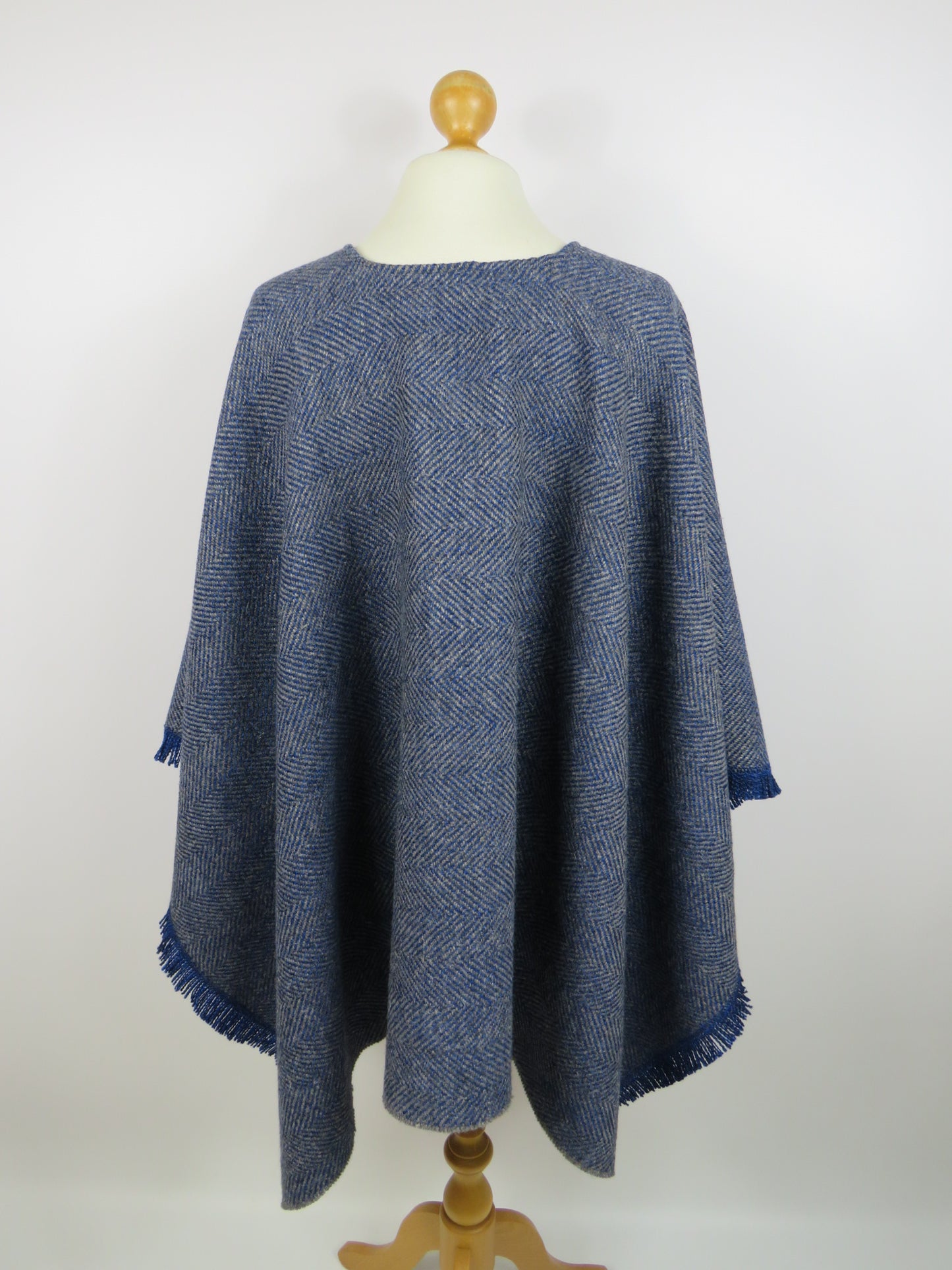 Wool Blend Poncho