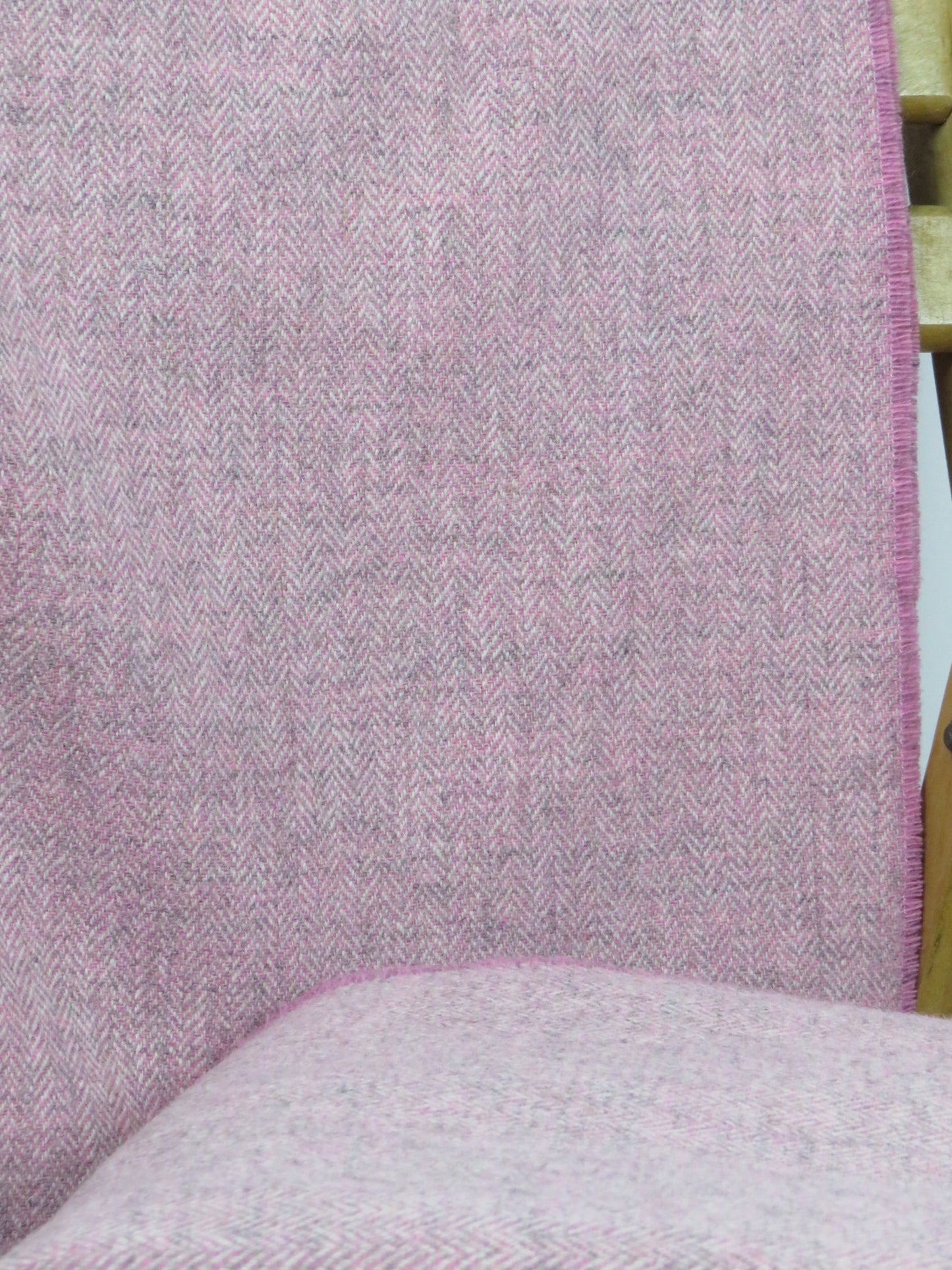 Luxury Herringbone Pure Wool Blanket