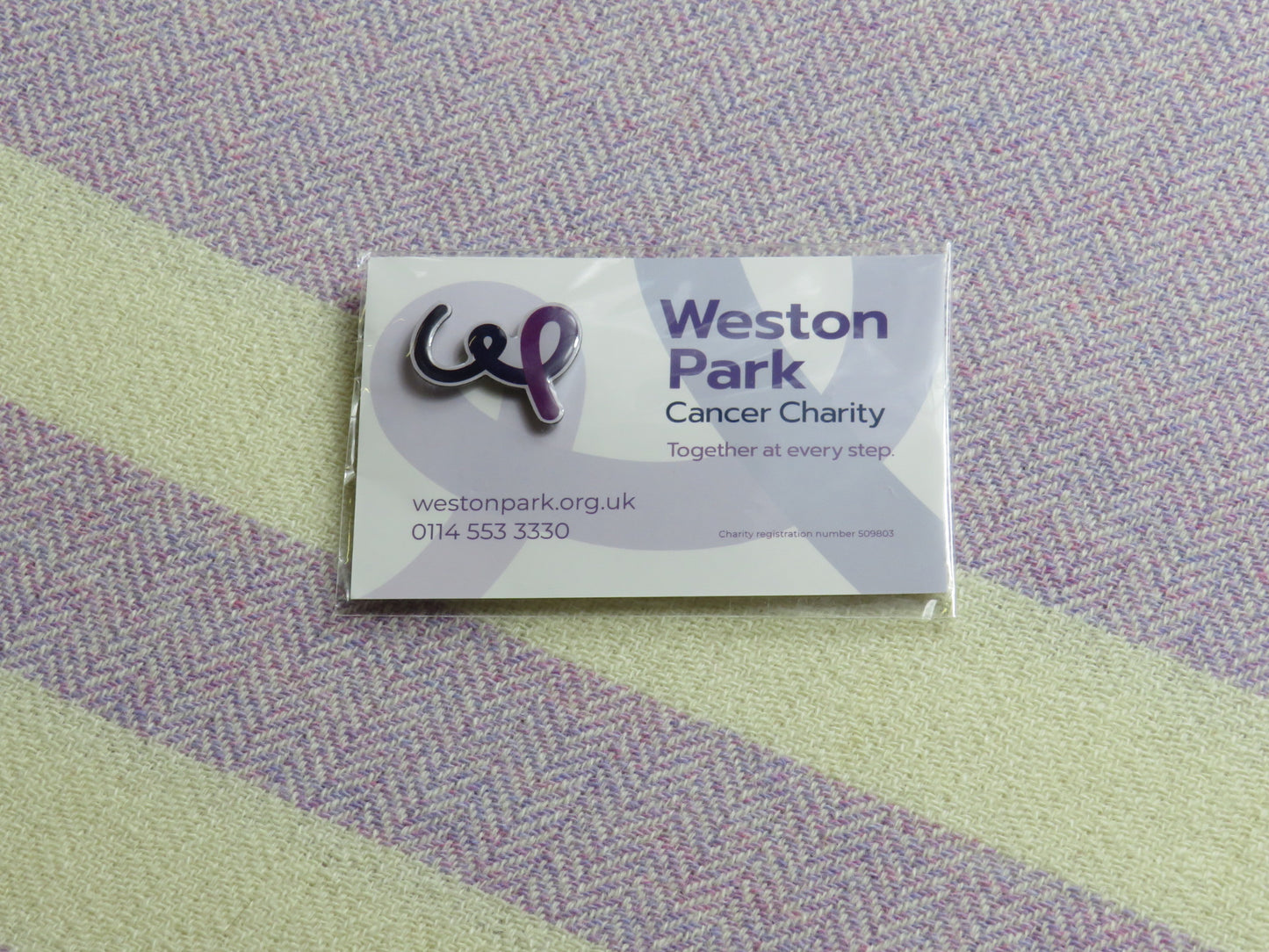 Weston Park Cancer Charity Blanket - Regular with Pin