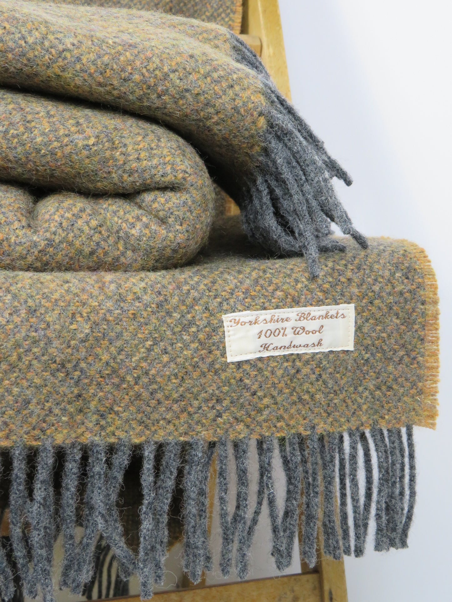 Luxury Hopsack Pure Wool Blanket