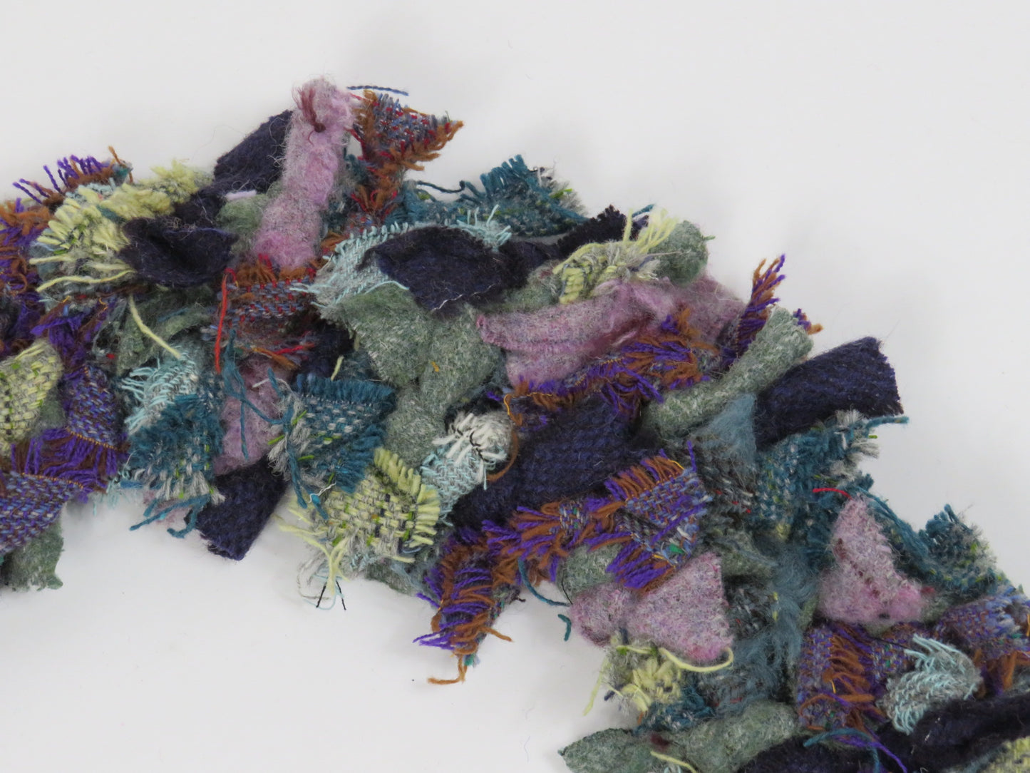 SALE Large Made Round Rag Wreath (1)