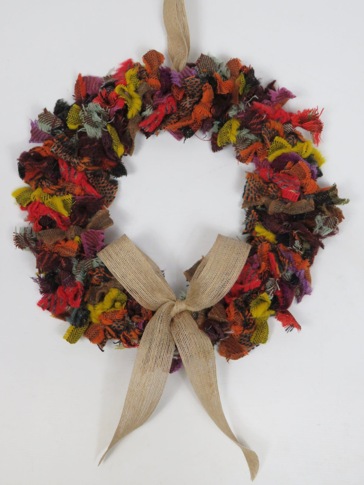 Autumnal Rag Wreath Workshop - Bianco Lounge, White Rose Shopping Centre Leeds, Thursday 15th October.