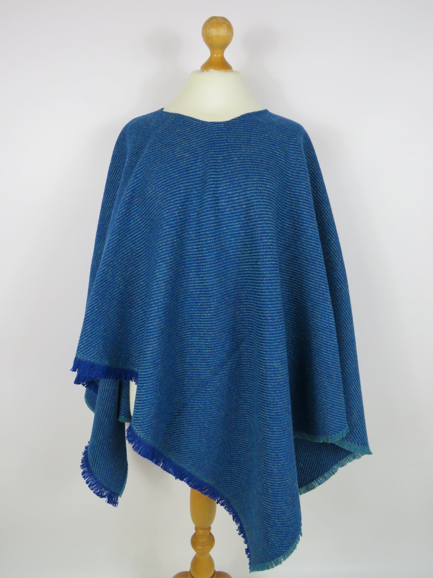 Wool Blend Poncho