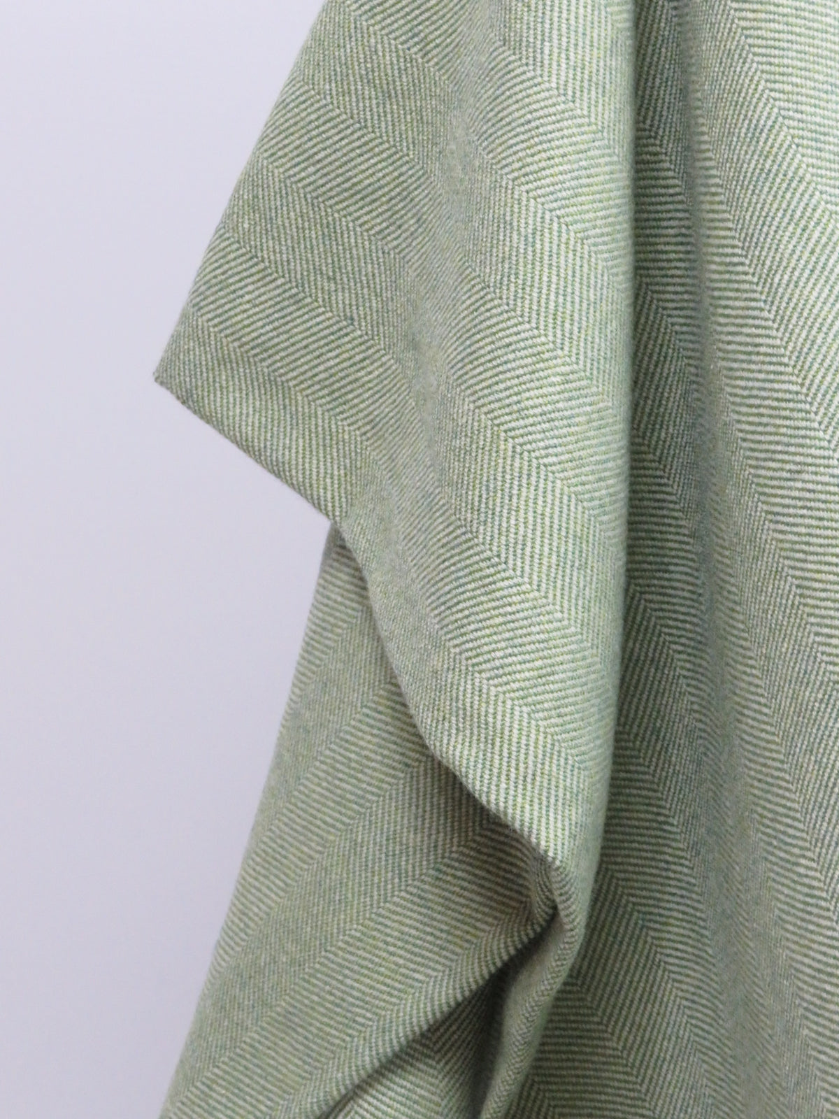 Luxury Herringbone Pure Wool Blanket