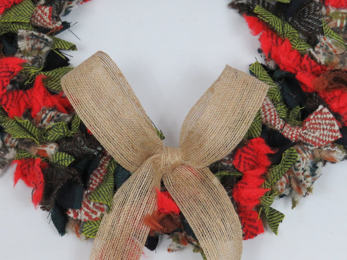 Festive Rag Wreath Workshop - Bianco Lounge, White Rose Shopping Centre, Thursday 28th November.