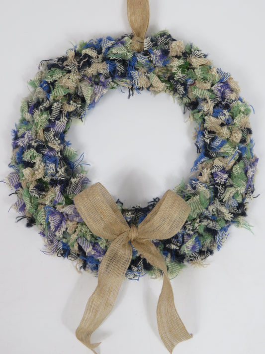 SALE Made Round Rag Wreath (1)