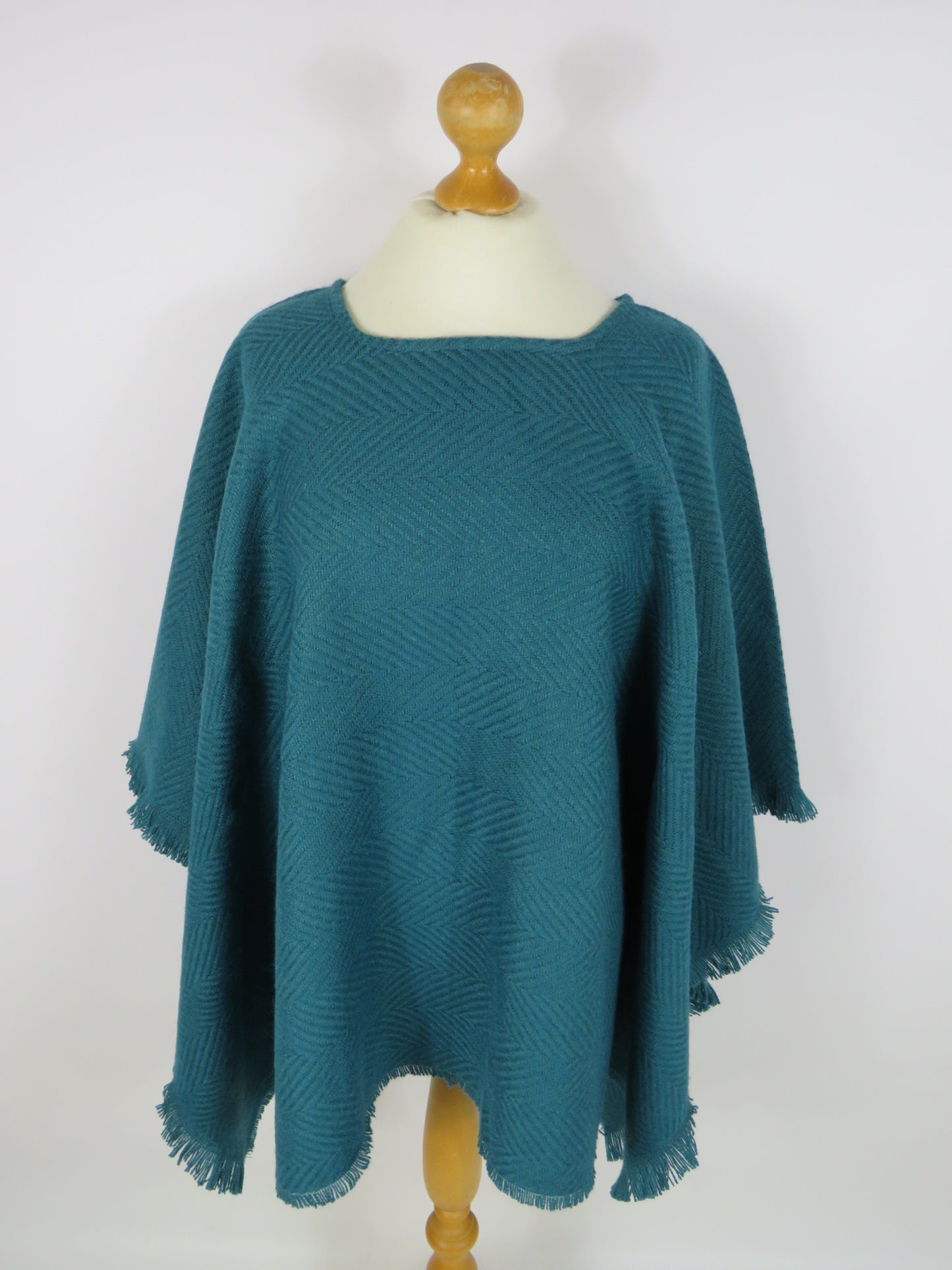 Wool Blend Poncho