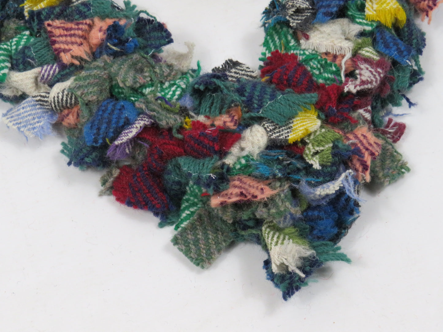 SALE Heart Made Rag Wreath (1)