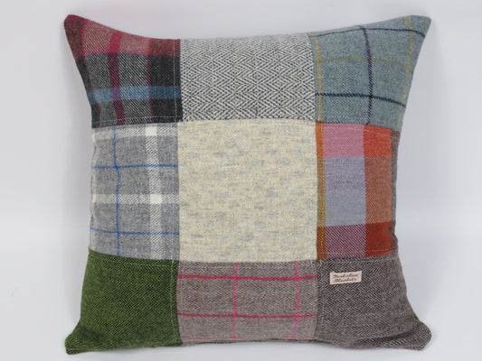 Patchwork Wool Cushion