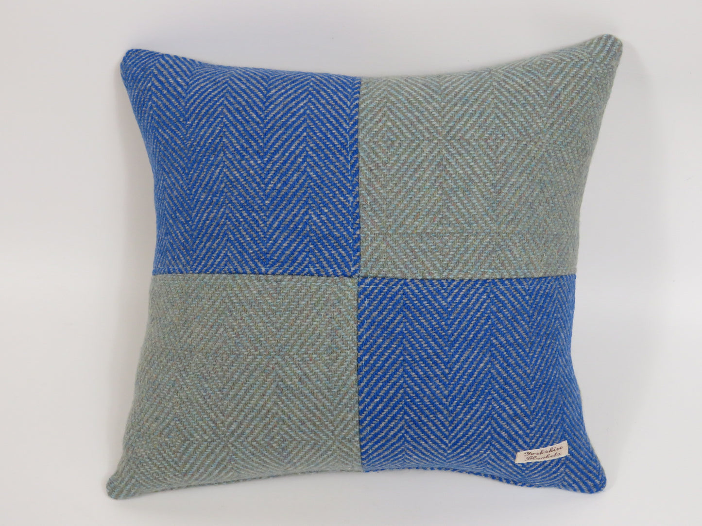 Checked Wool Cushion