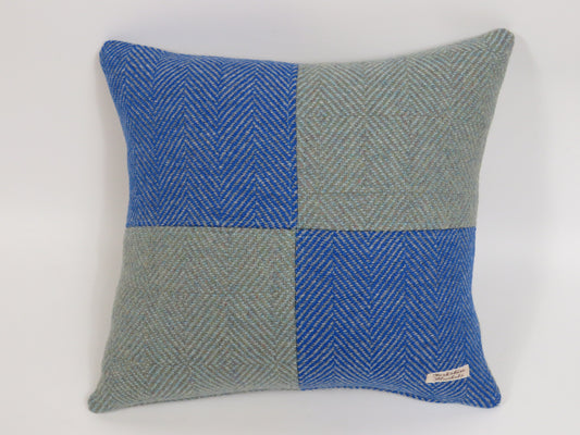 Checked Wool Cushion
