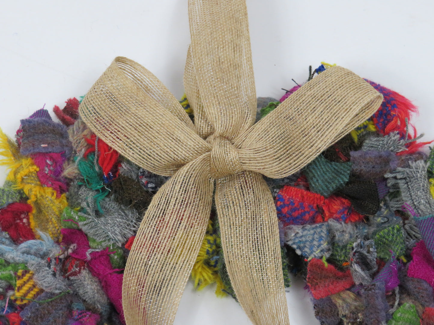 Heart Made Rag Wreath (6)