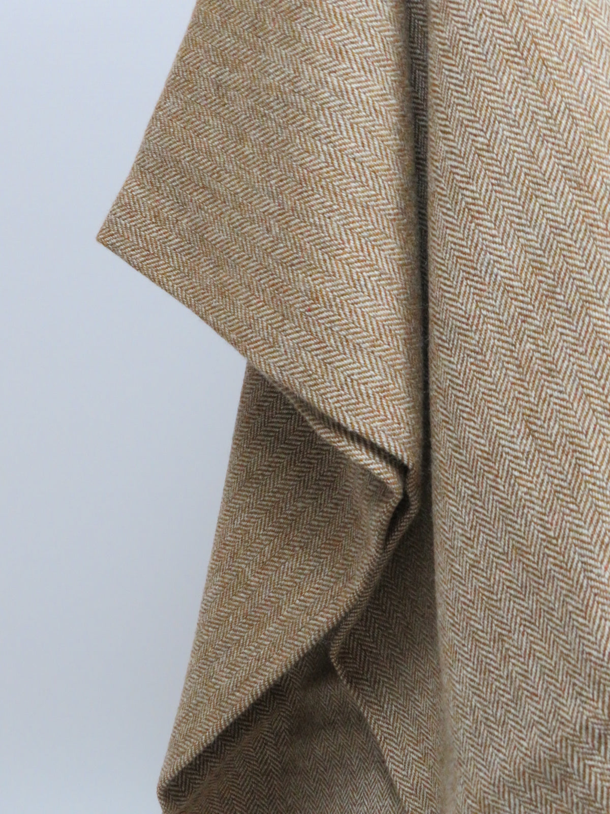Luxury Herringbone Pure Wool Blanket