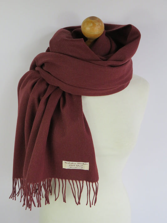 Large Cashmere Wool Scarf