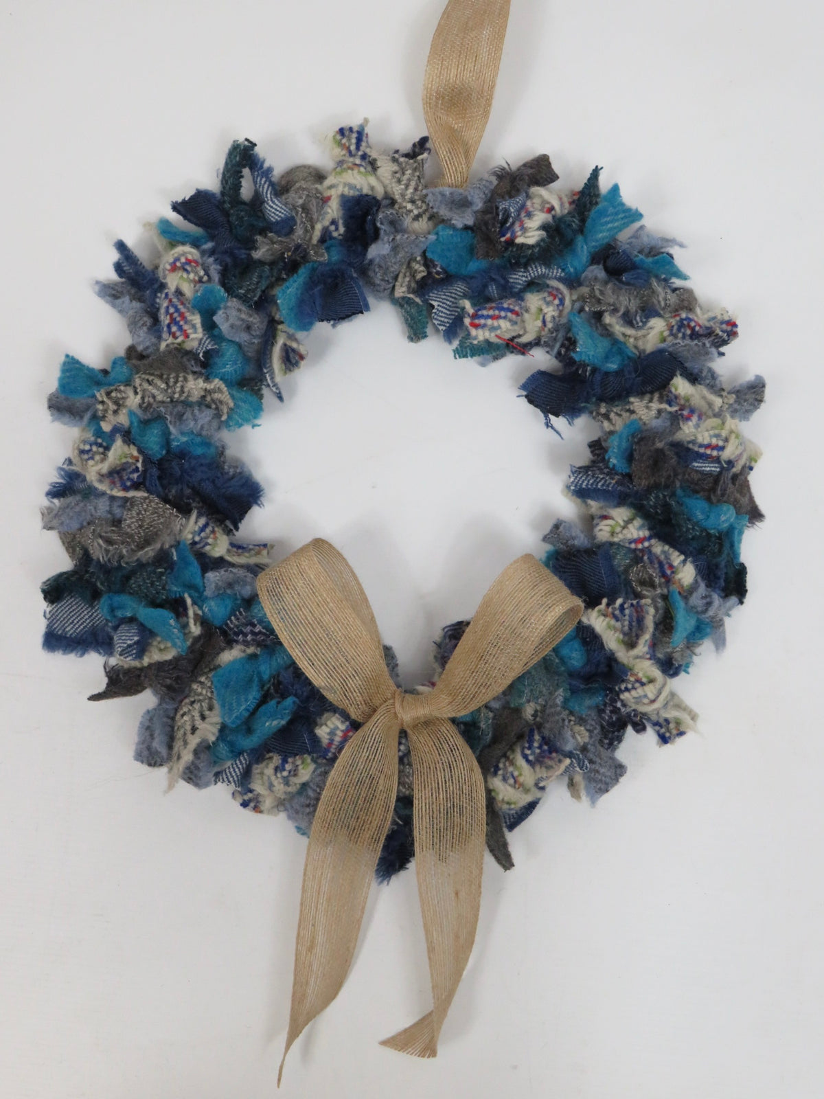 Christmas DIY Rag Wreath Kit Winter Wonderland (2)
