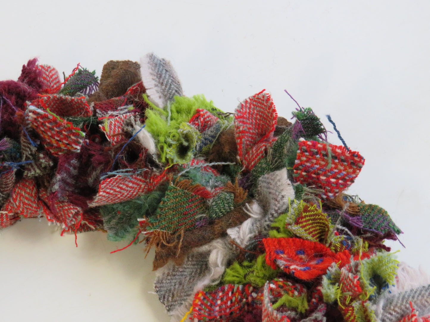 (3) Christmas DIY Rag Wreath Kit