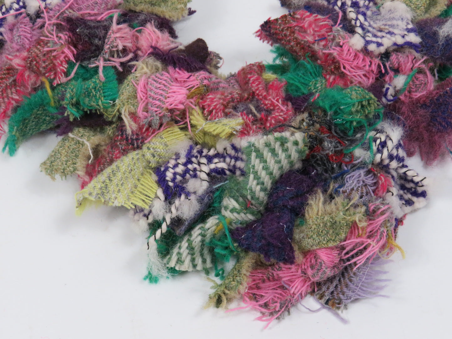 Heart Made Rag Wreath (3)