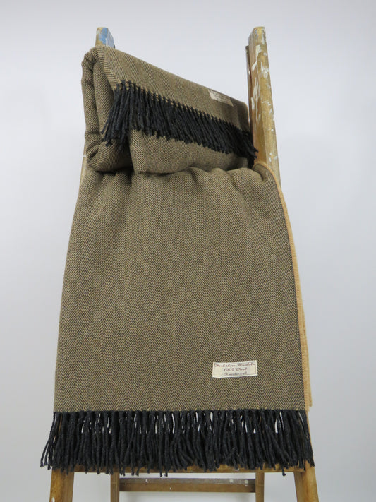 Large Luxury Pure Wool Blanket