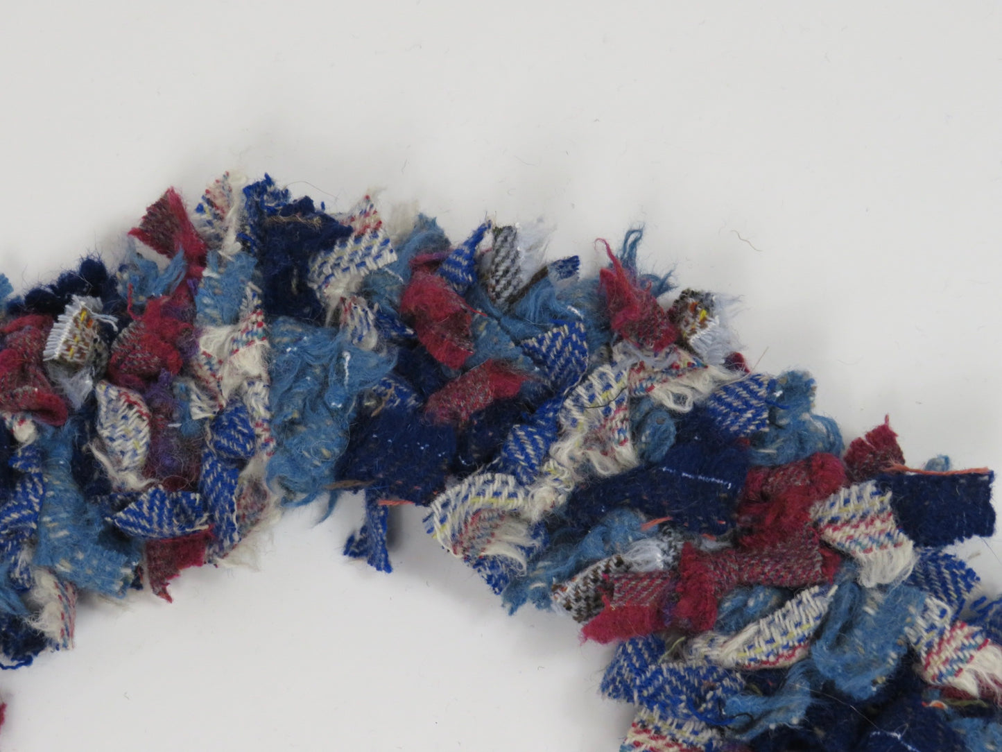 SALE Large Made Round Rag Wreath (32)