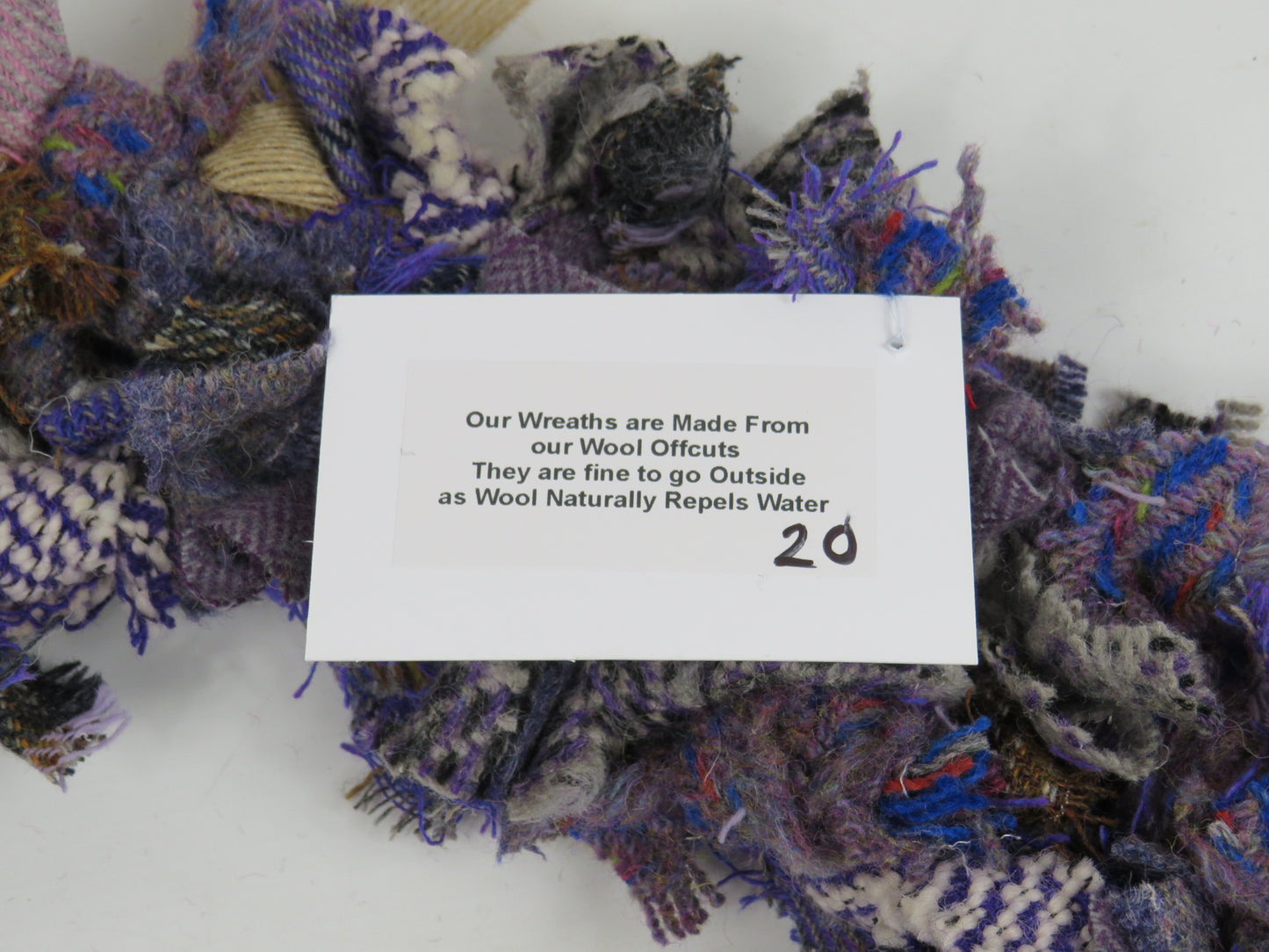 Made Round Rag Wreath (20)