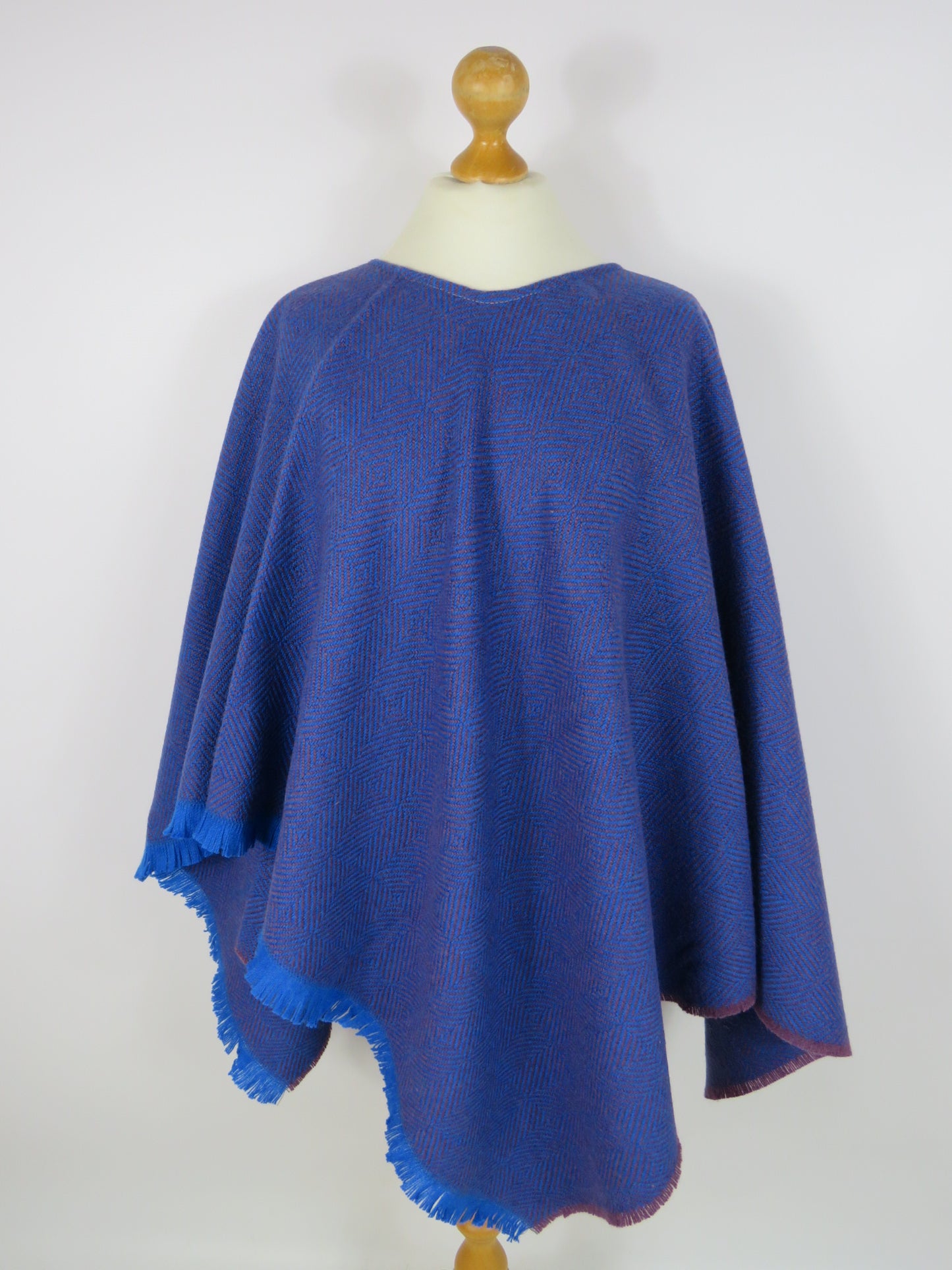 Wool Blend Poncho