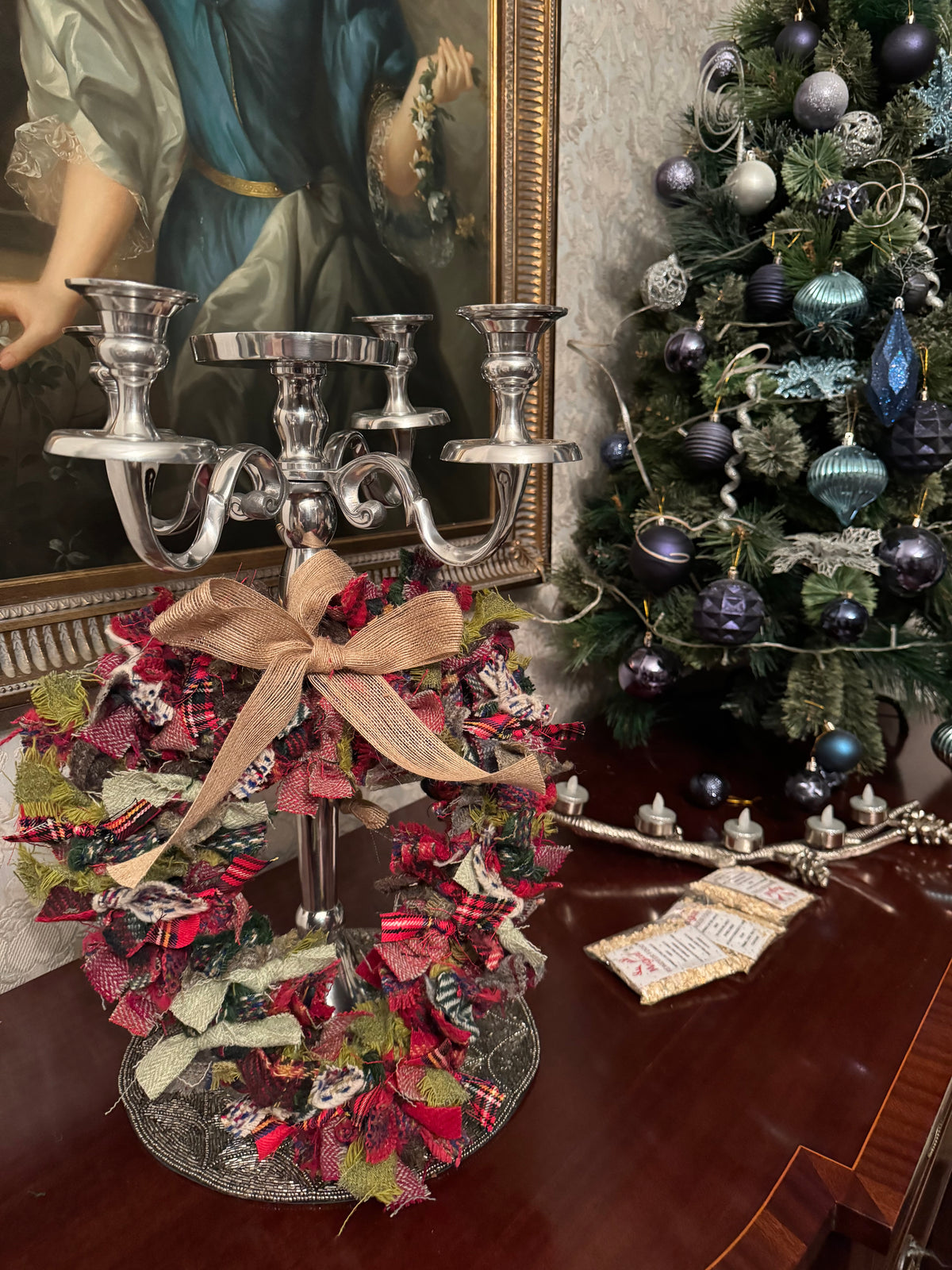 Festive Rag Wreath Workshop - Hodroyd Hall, Barnsley. Thursday 19th November 26