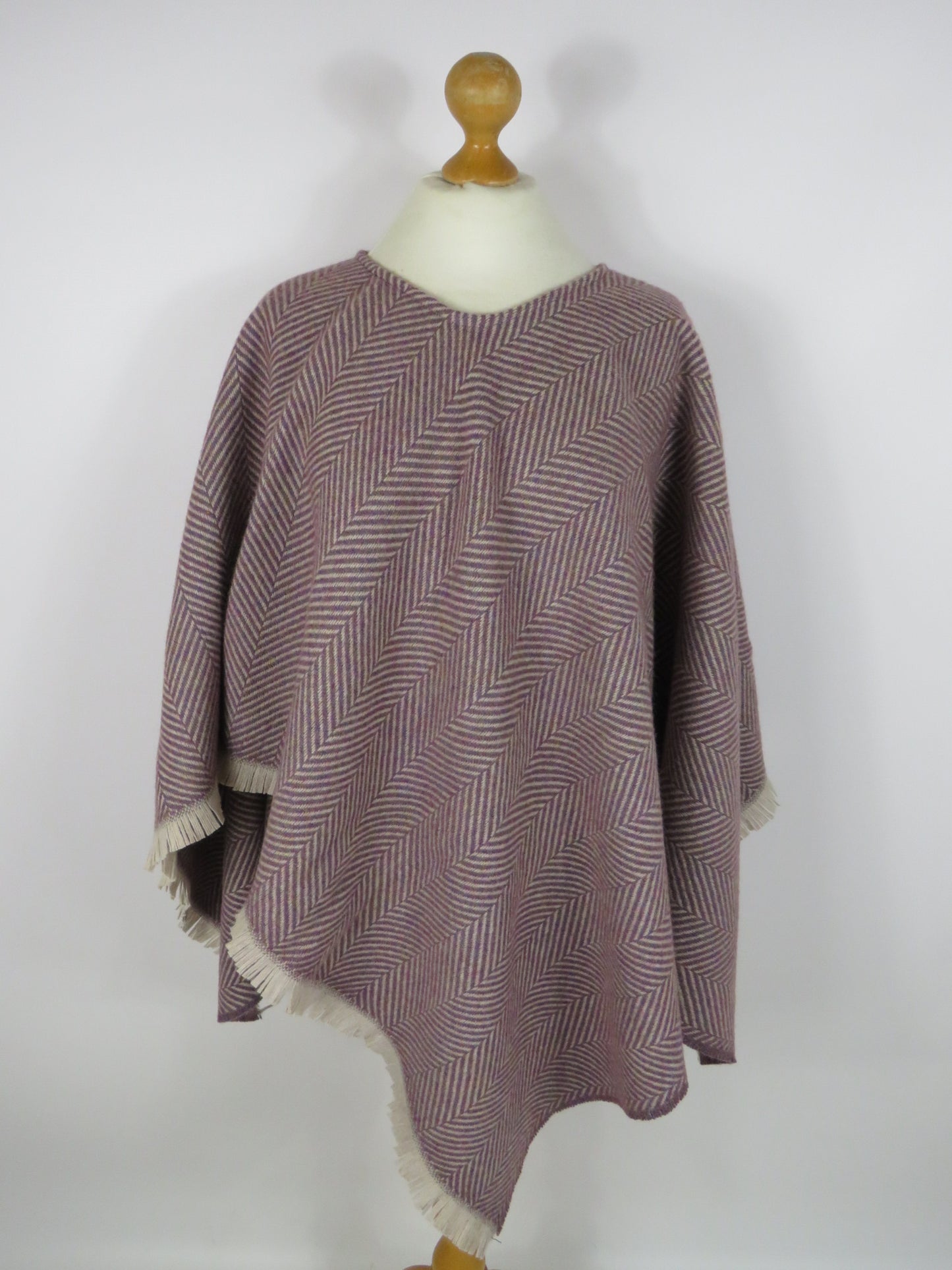 Wool Blend Poncho