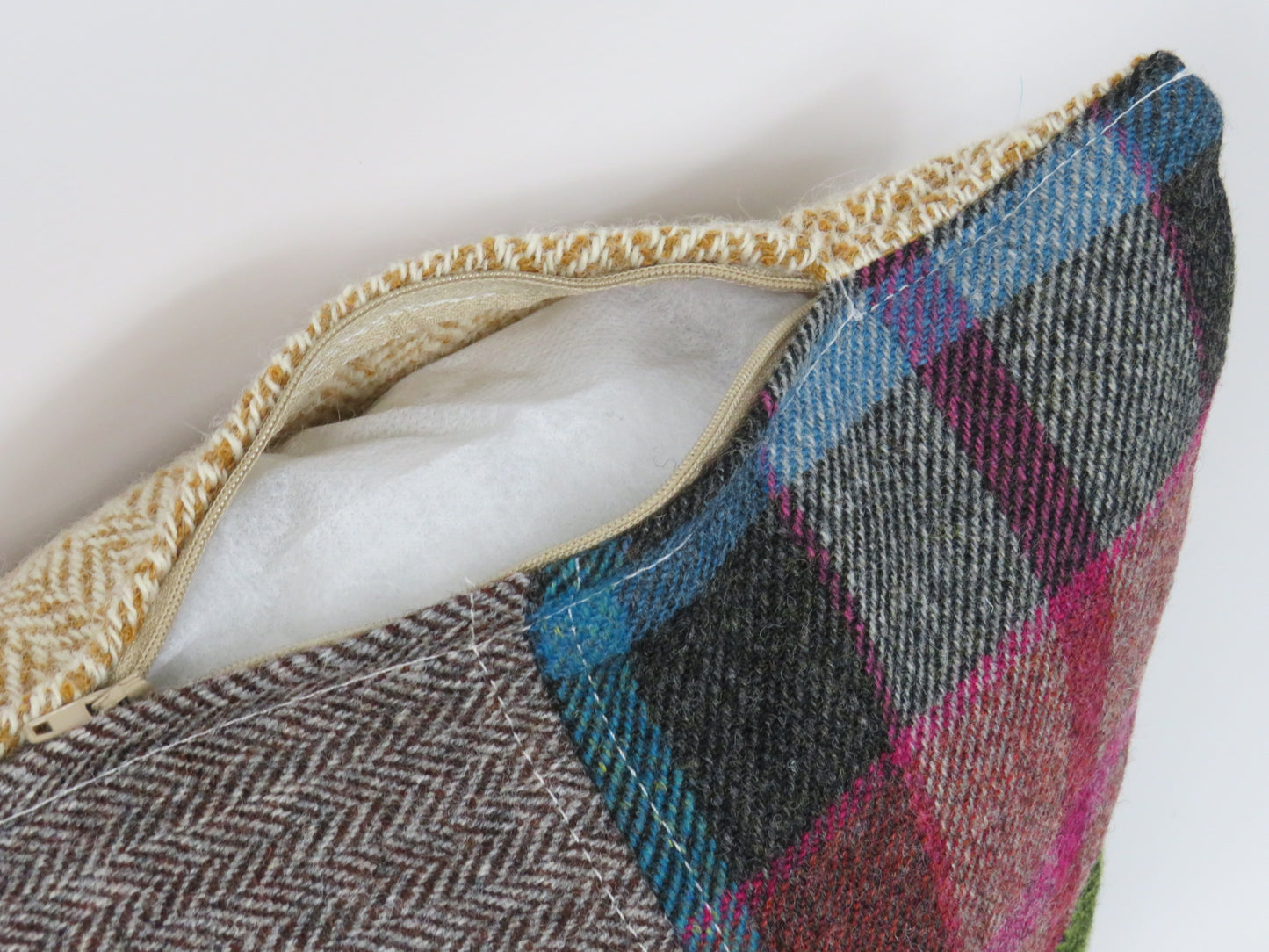 Patchwork Wool Cushion