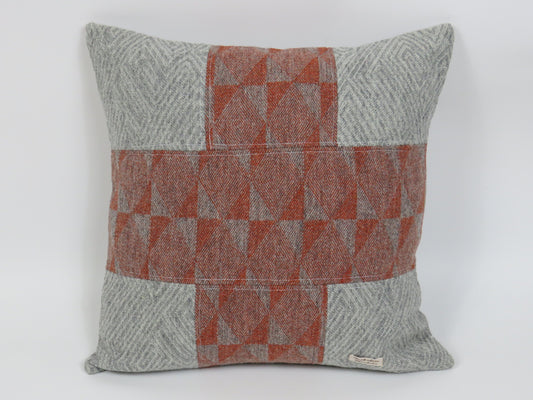 Checked Luxury 100% Wool Cushion