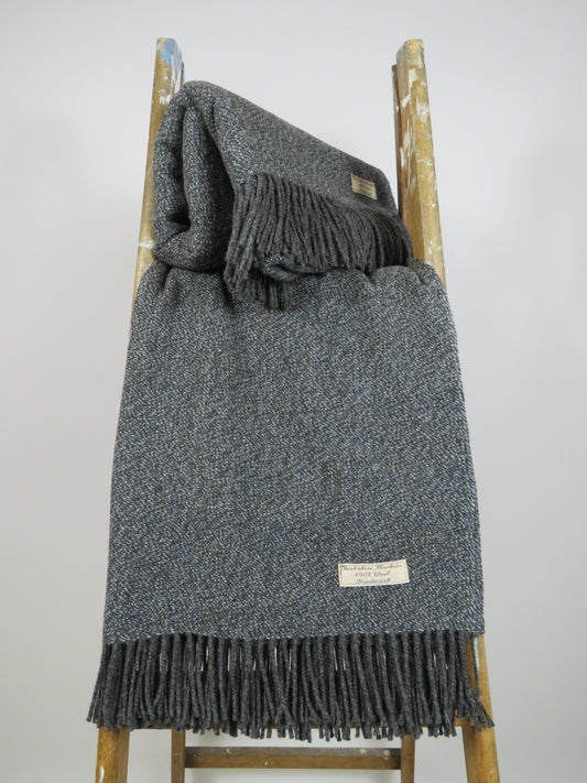 Large Luxury Pure Wool Blanket