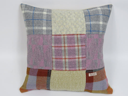 Patchwork Wool Cushion