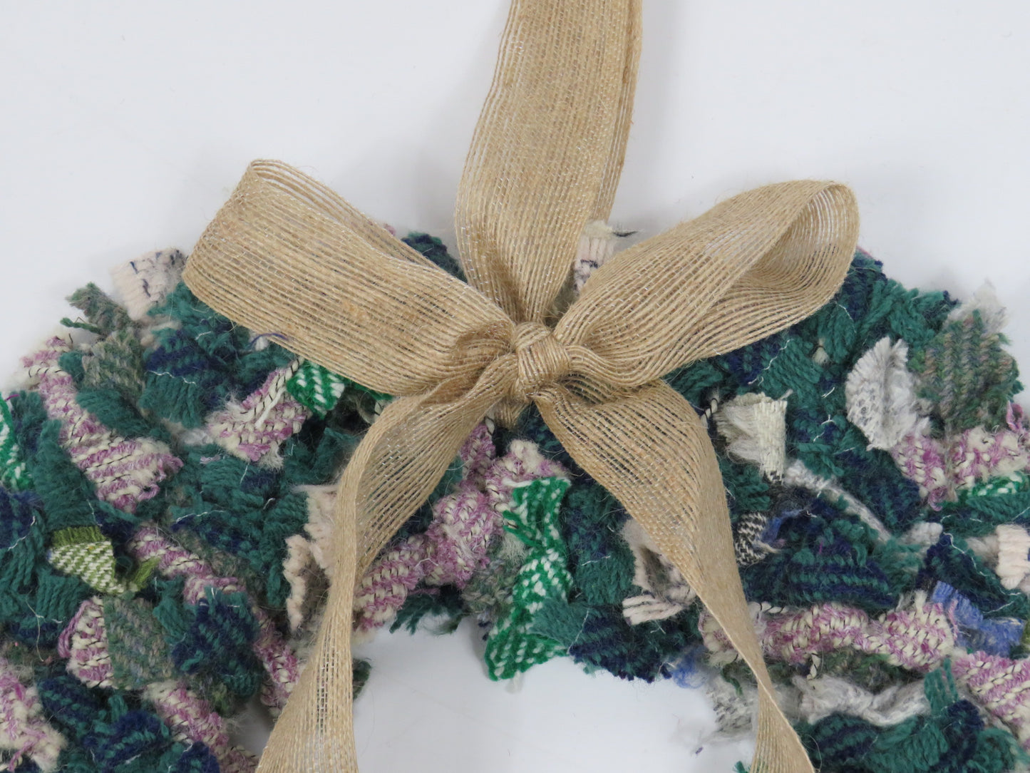 Heart Made Rag Wreath (10)