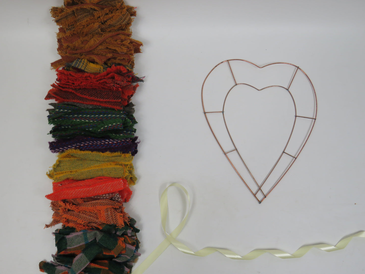 Autumnal - DIY Rag Wreath Kit