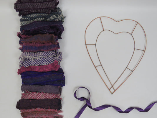 Yorkshire Lavender - DIY Rag Wreath Kit