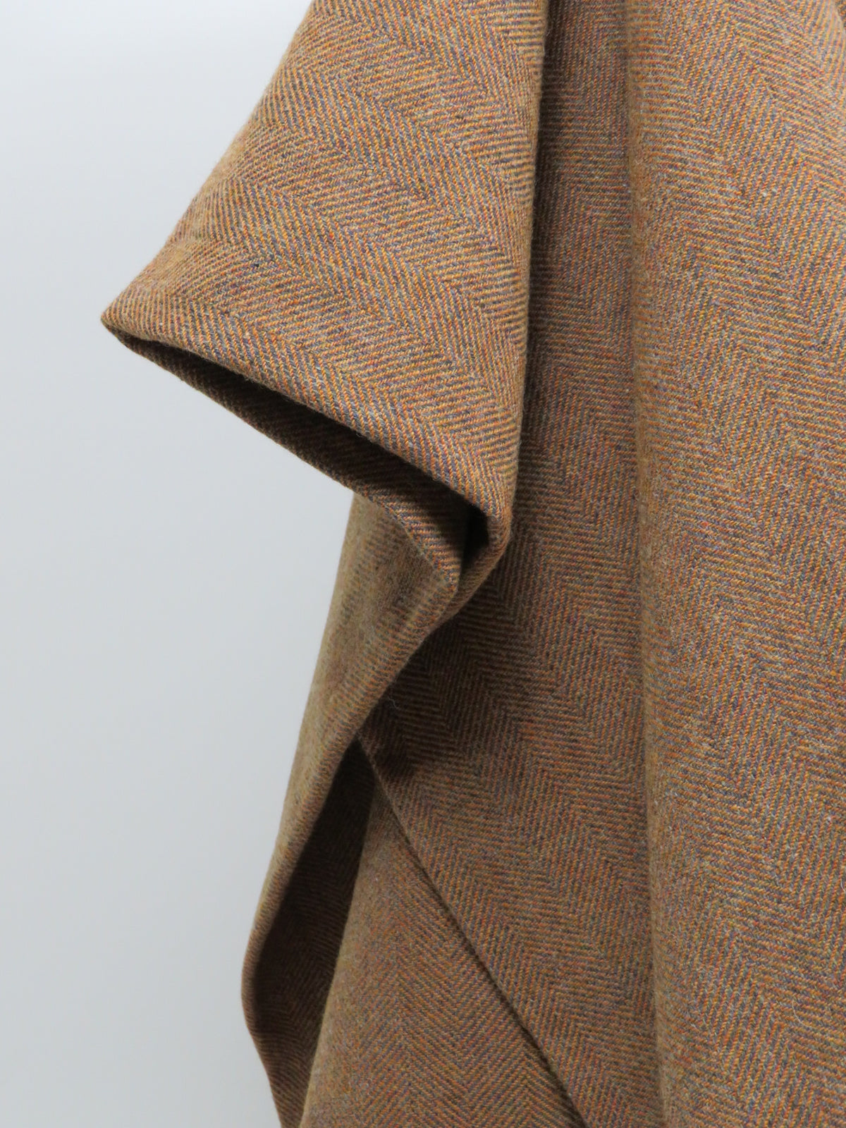 Luxury Herringbone Pure Wool Blanket