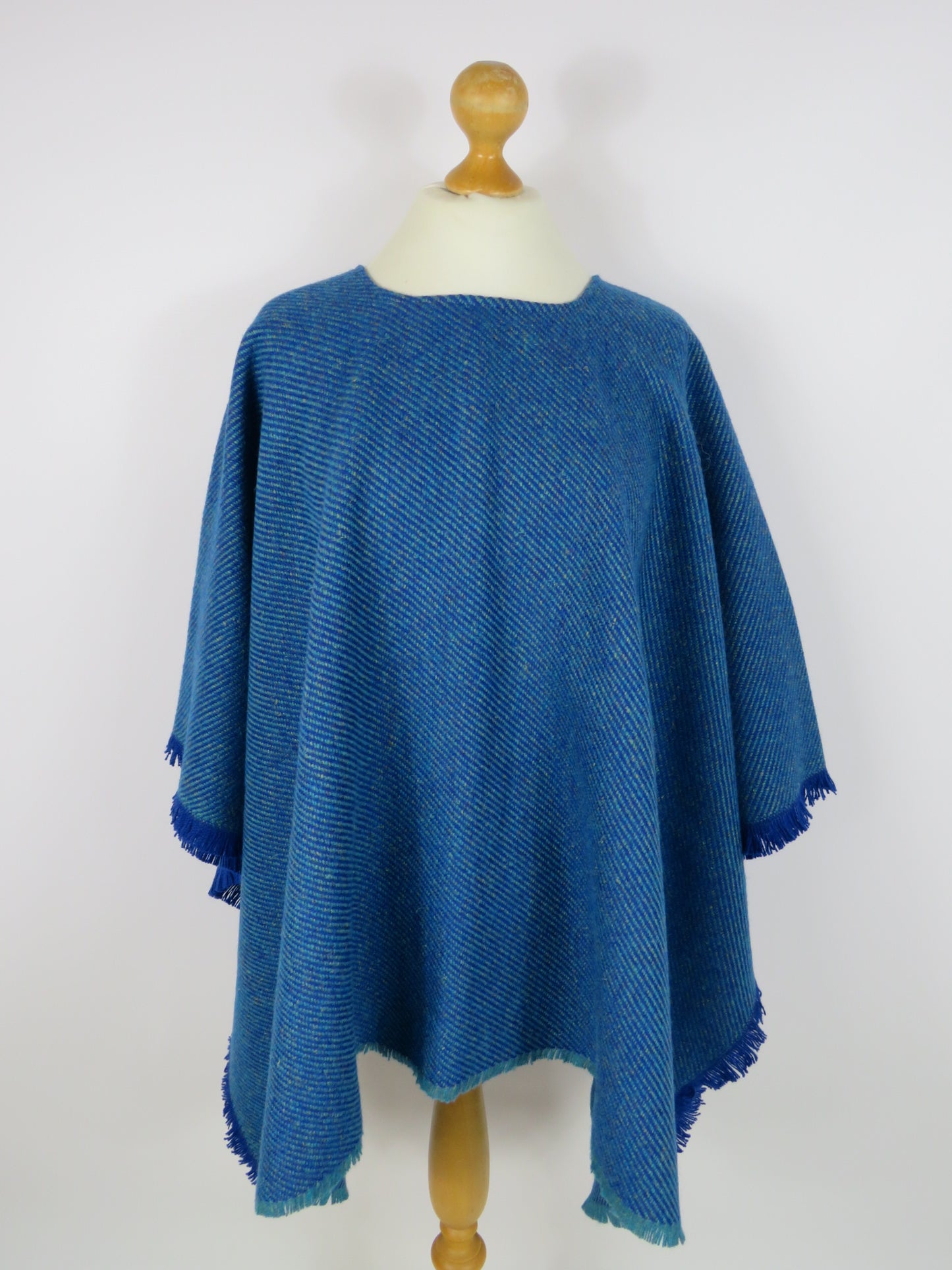 Wool Blend Poncho
