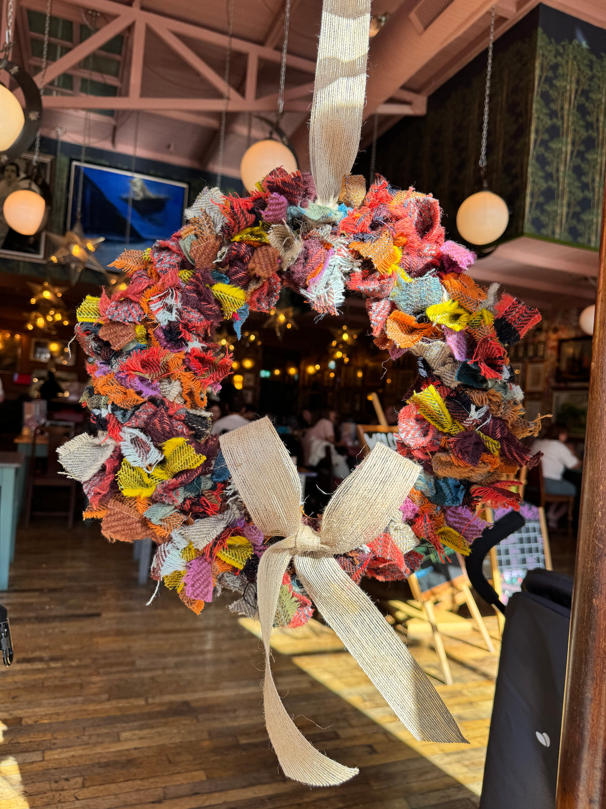 Autumnal Rag Wreath Workshop - BIANCO LOUNGE, WHITE ROSE SHOPPING CENTRE, LEEDS. Thursday 15th October 26
