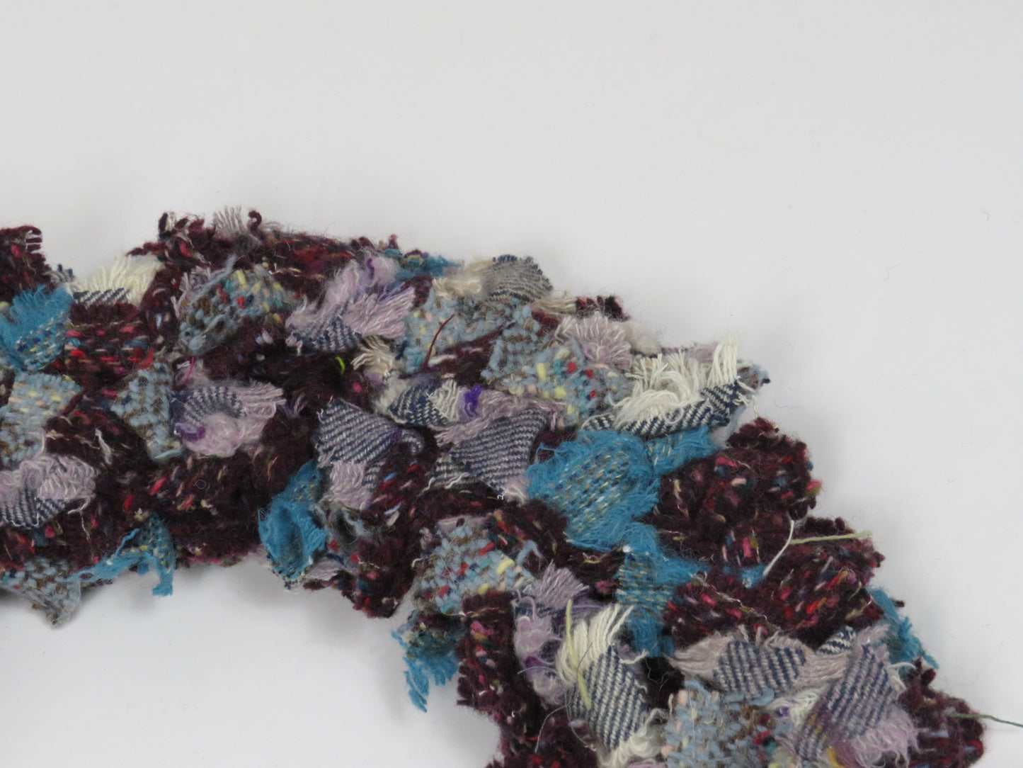 SALE Large Made Round Rag Wreath (15)