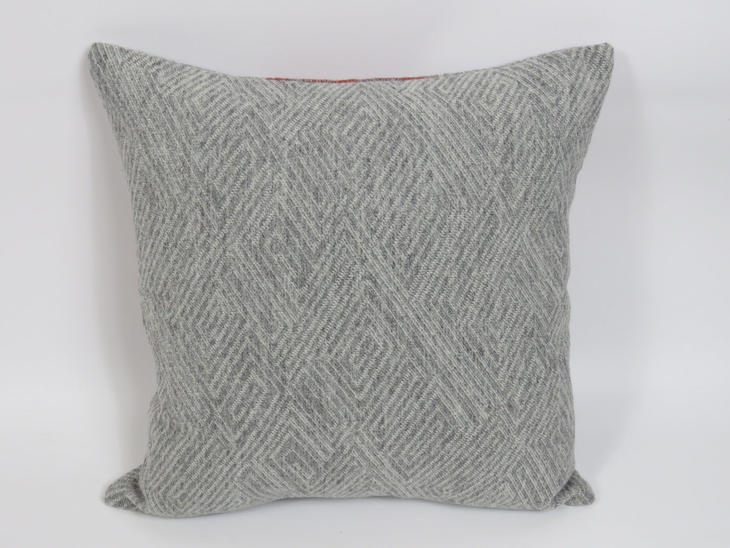 Checked Luxury 100% Wool Cushion