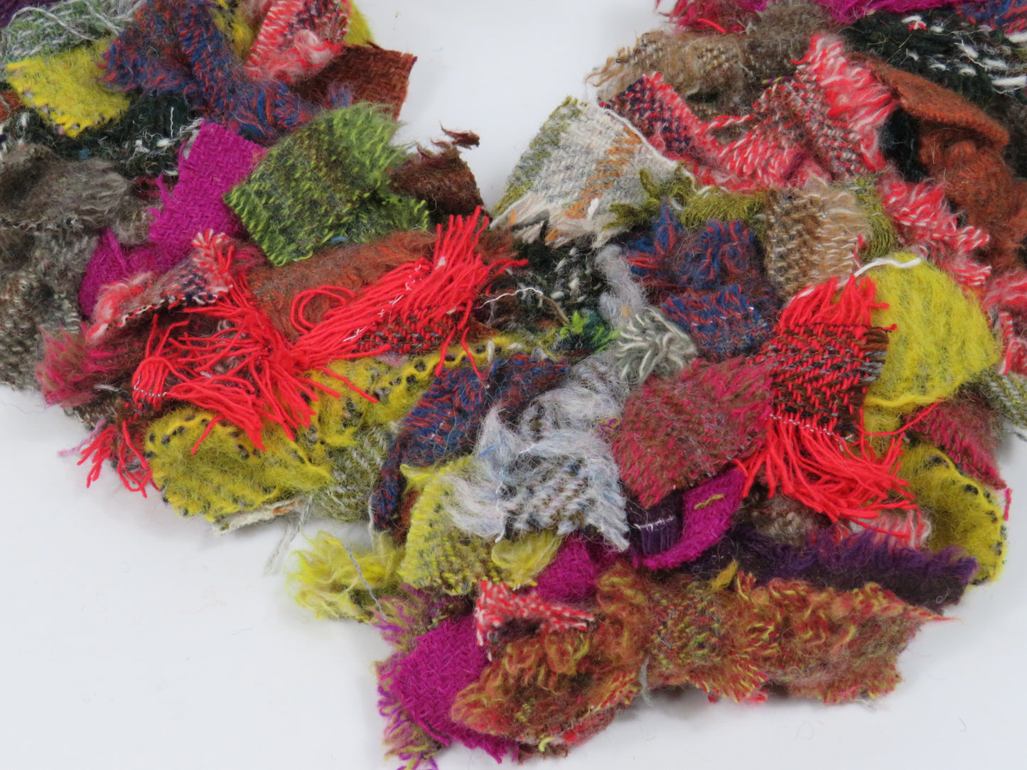 Heart Made Rag Wreath (7)
