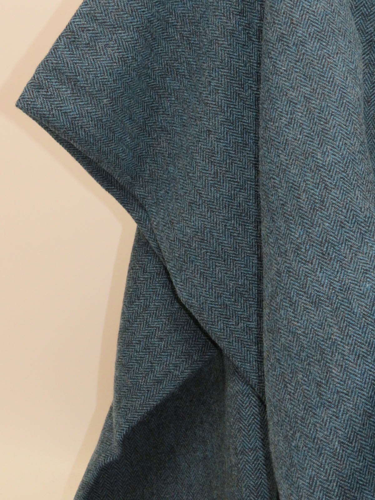 Luxury Herringbone Pure Wool Blanket