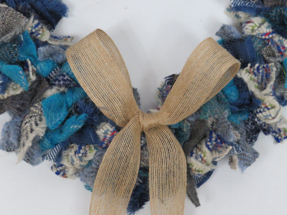 Christmas DIY Rag Wreath Kit Winter Wonderland (2)