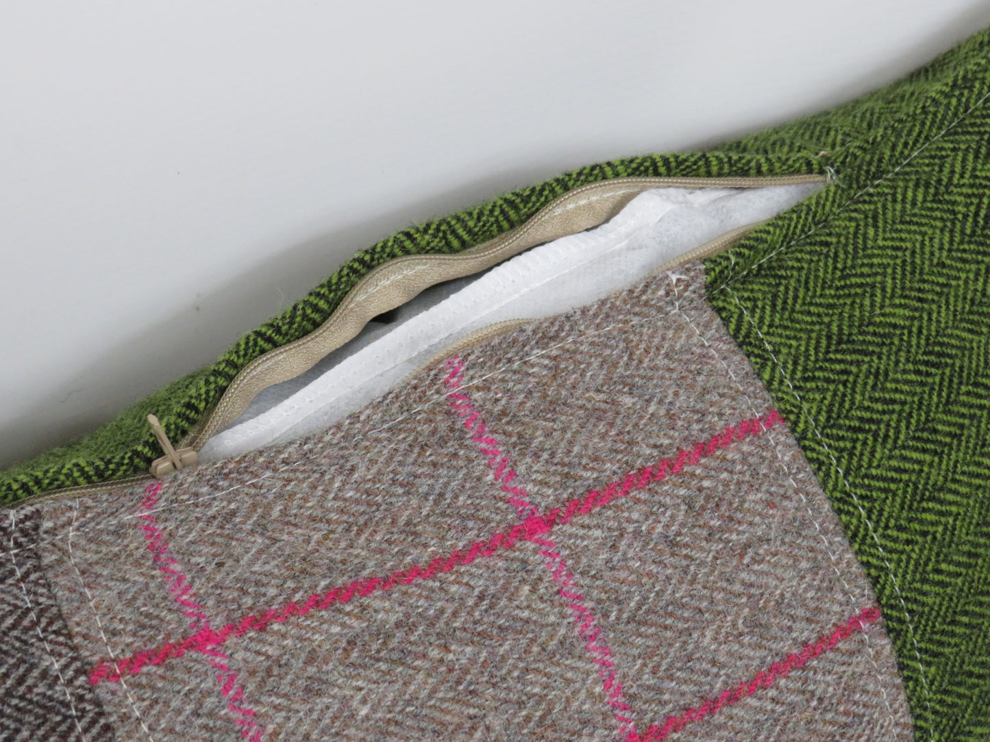 Patchwork Wool Cushion