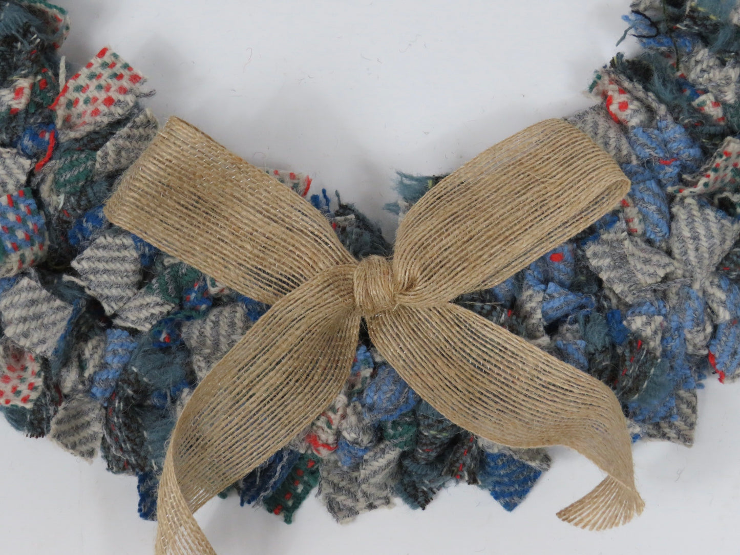 SALE Large Made Round Rag Wreath (20)