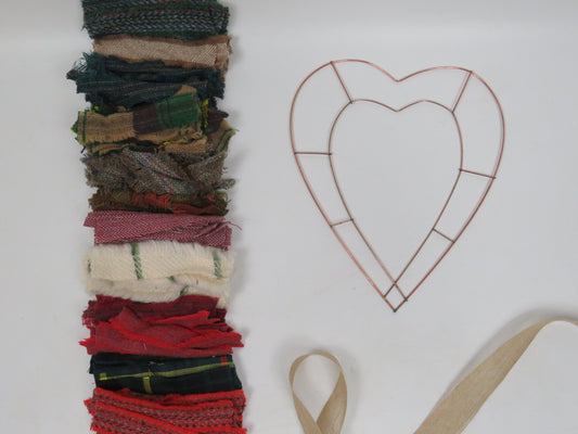 Christmas DIY Rag Wreath Kit